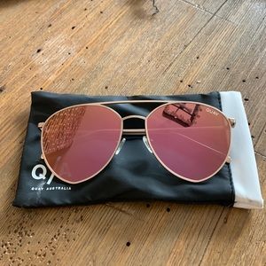 Quay Australia Indio Pink Gold Sunglasses